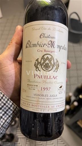 Bordeaux Pauillac Cru Bourgeois Château Colombier-Monpelou 1997
