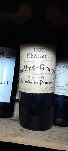 Burdeos Lalande-de-Pomerol Château Belles-Graves 1969