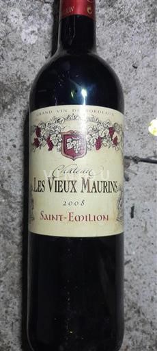 Burdeos Saint-Émilion Château Les Vieux Maurins 2008