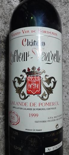 Bordeaux Lalande-de-Pomerol Château Lafleur Vauzelle 1999