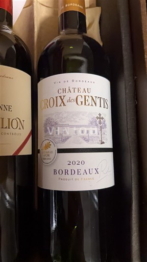 Bordeaux Château Croix des Gentis 2020