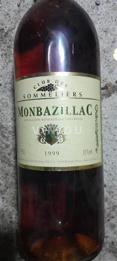 Jihozápad Monbazillac Club des Sommeliers 1999