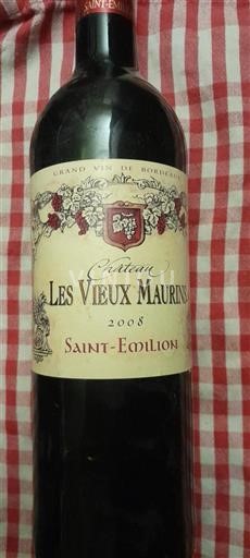 Burdeos Saint-Émilion Les Vieux Maurins 2008