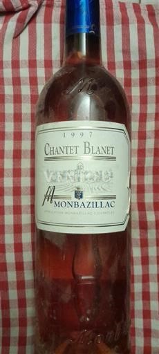 Sudoeste Monbazillac Chantet Blanet 1997