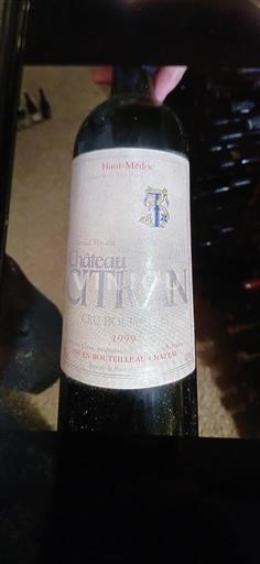 Bordeaux Haut-Médoc Cru Bourgeois Château Citran 1999