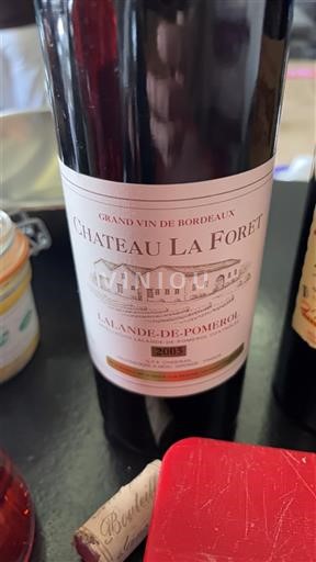 Burdeos Lalande-de-Pomerol Château La Forêt 2005