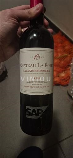 Bordeaux Lalande-de-pomerol Château La Forêt 2005