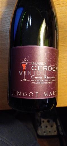 Savoie ja Bugey Bugeyn viinialue Lingot Martin Cerdon-Réservée Ancestrale Ei vuosikertaa