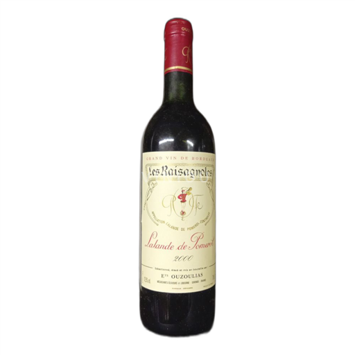 Bordeaux Lalande-de-Pomerol Ets Ouzoulias Les Raisagnoles 2000