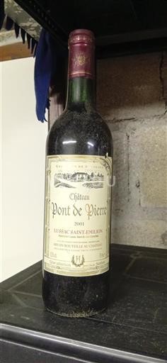 Bordéus Lussac-Saint-Émilion Château Pont de Pierre 2001