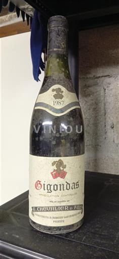 Údolí Rhôny Gigondas A. Chevalier & Fils 1987