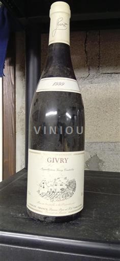 Bourgogne Givry Parize Père et Fils 1999