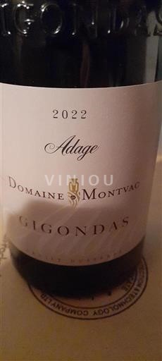 Rhône-dalen Gigondas Domaine Montvac Adage 2022