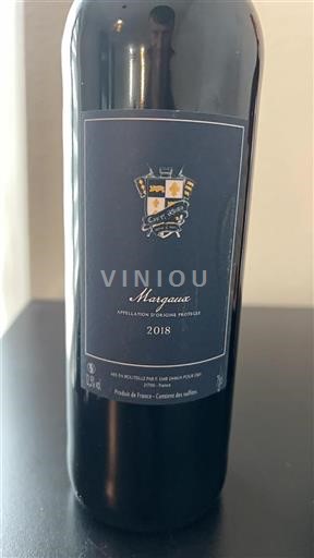 Bordeaux Margaux Château Aigues 2018