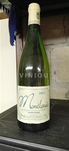 Loire Valley Montlouis-sur-Loire Producteurs de Montlouis tendre 2002