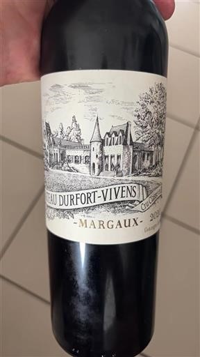 Burdeos Margaux Grand Cru Château Durfort-Vivens 2020