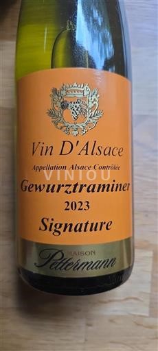 Alsace Grand Cru Maison Pettermann Signature 2023