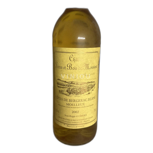South West Bergerac Château terres et bois de monsieur 2002