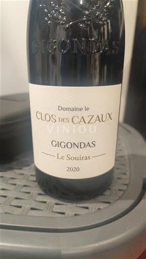 Rona dolina Gigondas Clos des Cazaux Le Souiras 2020