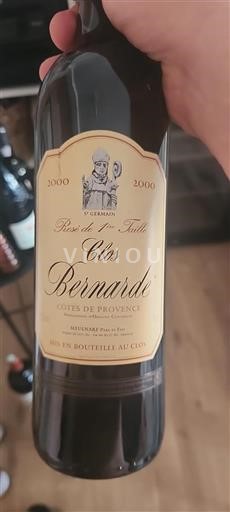 Provence Côtes-de-Provence Clos Bernarde Rosé de 1ère Taille 2000