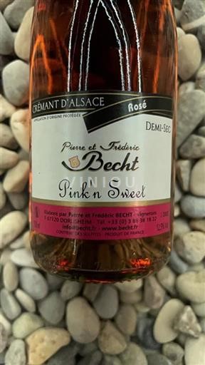 Alsace Crémant d'Alsace Château Maison Brecht Pink’n sweet Icke årgångsbetecknad