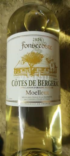 Sud-Ovest Côtes-de-bergerac Fonsecoste 2020
