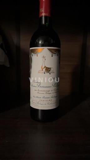 Bordeaux Pauillac Château Mouton Baronne Philippe en hommage à Pauline 1987