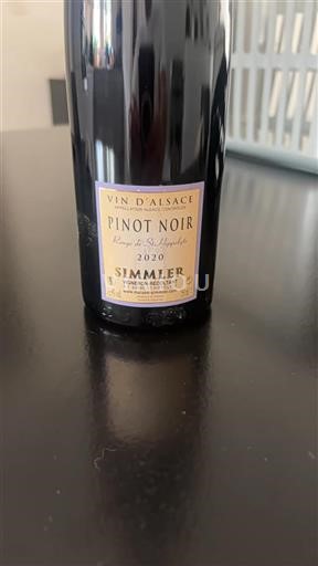 Alsace Simmler Rouge de St. Hippolyte 2020