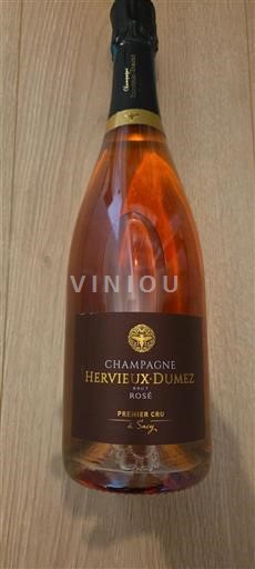 Champaña Champán Premier Cru Hervieux-Dumez Brut Rosé Sin añada