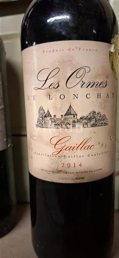 Sydvestfrankrig Gaillac Les Ormes de Lonchat 2014