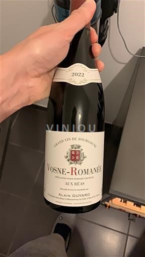 Burgundy Vosne-Romanée Alain Guyard Aux Réas 2022