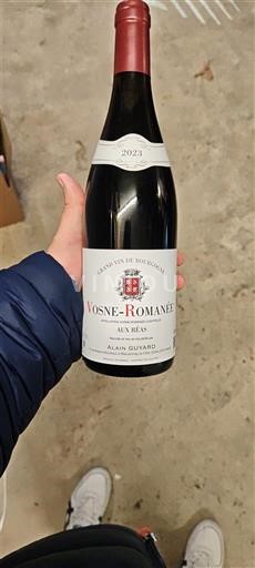 Burgundia Vosne-Romanée Alain Guyard Aux Réas 2023