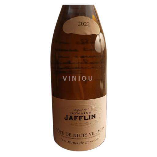 Burgund Côte de Nuits Villages Domaine Jafflin Les Monts de Boncourt 2022