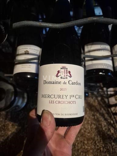 Burgundija Mercurey 1er Cru Domaine Cardon Les Croichots 2023