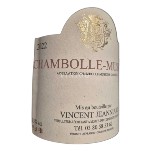 Bourgogne Chambolle-Musigny Vincent Jeanniard Village 2022