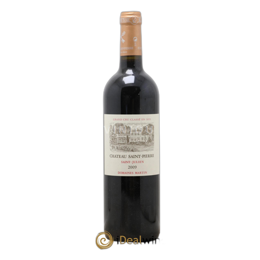 Bordéus Saint-Julien Château Saint pierre 4ème Grand Cru Classé 2009
