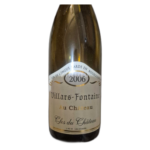 Bourgogne Hautes Côtes de nuits Château Villars Fontaine Clos du Château 2006