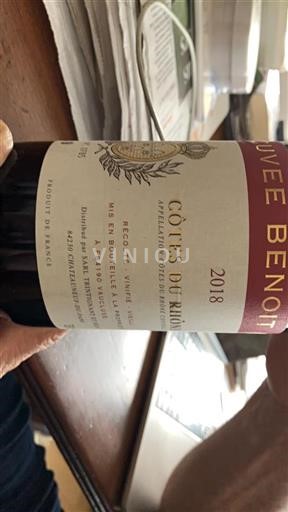 Thung lũng Rhône Côtes-du-rhône Benoit 2018