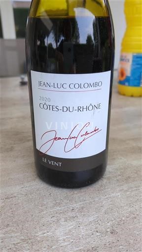 Valle del Rodano Côtes-du-Rhône Jean-Luc Colombo Le Vent 2020