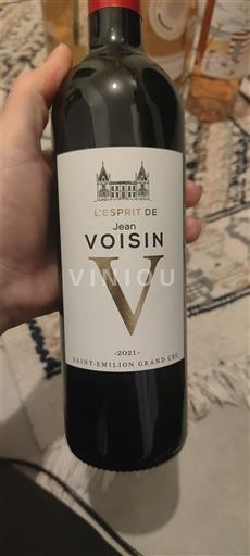 Bordeaux Saint-Émilion Grand Cru Jean Voisin L'Esprit de Jean Voisin 2021