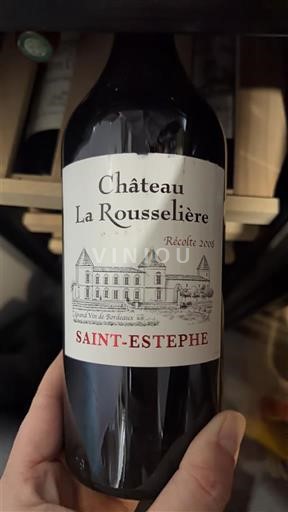 Bordeaux Saint-Estèphe Château La Rousselière 2008