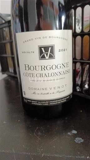 Burgundi Bourgogne Côte Chalonnaise Domaine Venot 2021