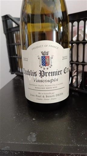 Bourgogne Chablis Premier Cru Jean-Paul & Benoît Droin Vaucoupin 2022