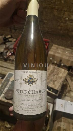 Bourgogne Petit-chablis Cellier de la Chaume 2002