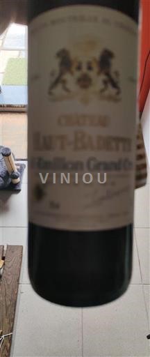 Bordeaux Saint-Émilion Grand Cru Château Haut-Badette Neročník