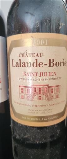Burdeos Saint-Julien Château Lalande-Borie 2001
