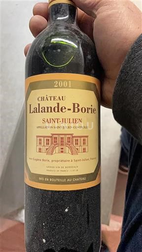 Bordéus Saint-Julien Château Lalande-Borie 2001