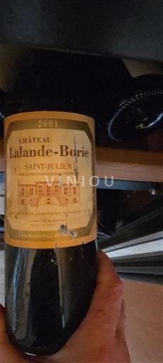 Bordoja Saint-Julien Château Lalande-Borie 2001