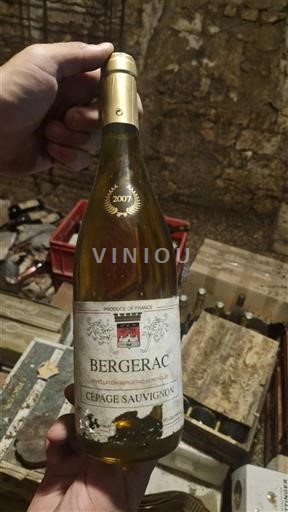 Sud-Ouest Bergerac Cépage Sauvignon 2007