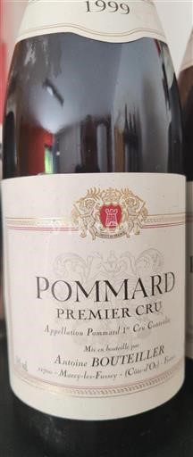 Borgoña Pommard Premier Cru Antoine Bouteiller 1999